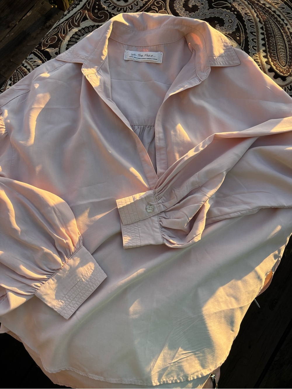 We The Free blouse in Soft Pink - Picture 2 of 4